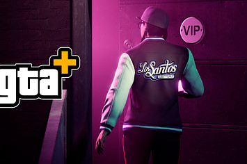 The promo image for Rockstar's new subscription service 'GTA+.'
