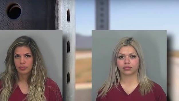 Arizona authorities say they discovered the pills during a traffic stop. The suspects, Martha Lopez and Tania Luna Solis, were hit with multiple drug charges.