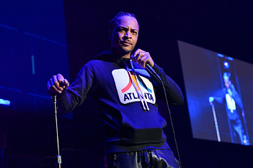 T.I. performs onstage during the No Cap Comedy Tour at State Farm Arena