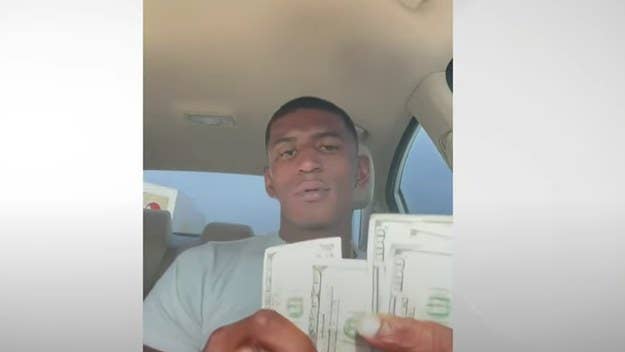 Prosecutors released footage of alleged hitman Javon Carter counting money he supposedly received as payment for the killing of Le’Shonte Jones.