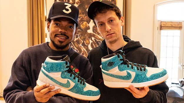 Dan Life has teamed up with Chance the Rapper's non-profit organization SocialWorks to create a custom Air Jordan 1 KO, with proceeds going to charity.