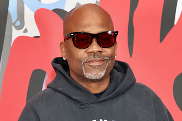 Dame Dash is pictured at a red carpet event