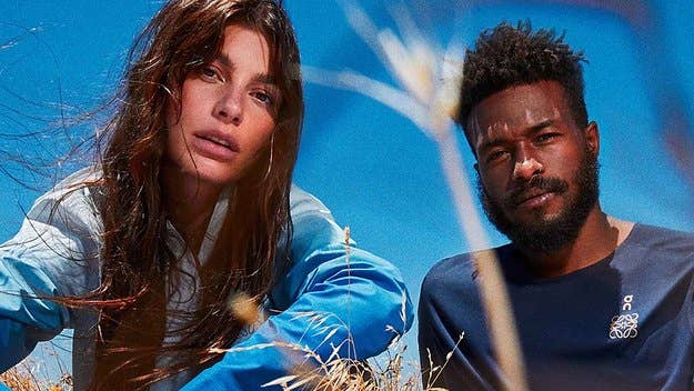 The new capsule collection from LOEWE and On is captured in a Gray Sorrenti-led campaign, complete with video, featuring Camila Morrone and Duckwrth.