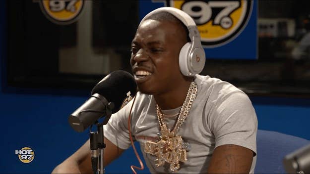 Bobby Shmurda stopped by Hot 97 for a new Funk Flex freestyle, which featured the rapper delivering bars over Waka Flocka's "Hard in da Paint."