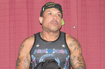Benzino is pictured at an event