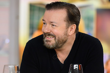 Pictured: Ricky Gervais on Tuesday, March 12, 2019