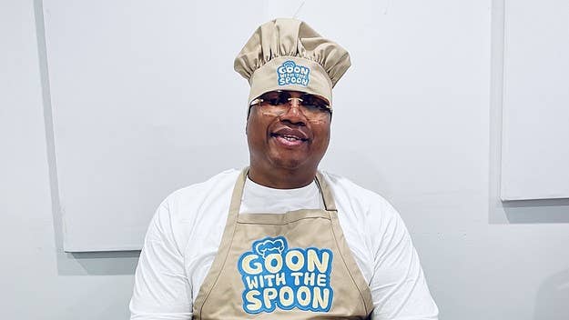 E-40 launches his new ice cream collection under his food brand Goon With the Spoon, which will include six flavors like Cookie Dough and Bourbon Vanilla.