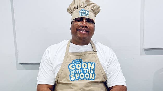 E-40 launches his new ice cream collection under his food brand Goon With the Spoon, which will include six flavors like Cookie Dough and Bourbon Vanilla.