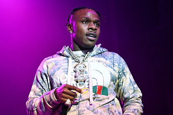 DaBaby performs onstage during Rolling Loud