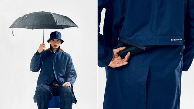 Cult London-based brand and retail store Garbstore has partnered with heritage label Private White V.C. for a premium rainwear capsule designed to combat the un