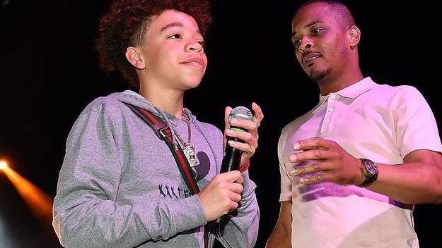 The hip-hop heavyweight took to Instagram before the weekend hit to salute his 17-year-old son King Harris for graduating high school with honors.