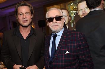 Brad Pitt (L) and Brian Cox attend the 20th Annual AFI Awards at Four Seasons Hotel Los Angeles