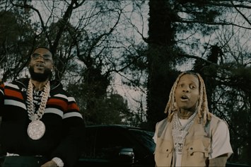 Gucci Mane and Lil Durk in the music video for their new song 'Rumors'