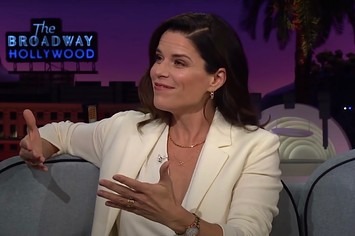 Here's Neve Campbell's Reaction TK The Weekend