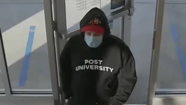 The string of crimes started on Sept. 9, when the man robbed a bank in West Springfield, Massachusetts. He's since allegedly hit 10 other banks in New England.