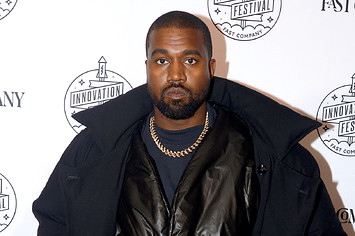 Kanye West attends the Fast Company Innovation Festival.