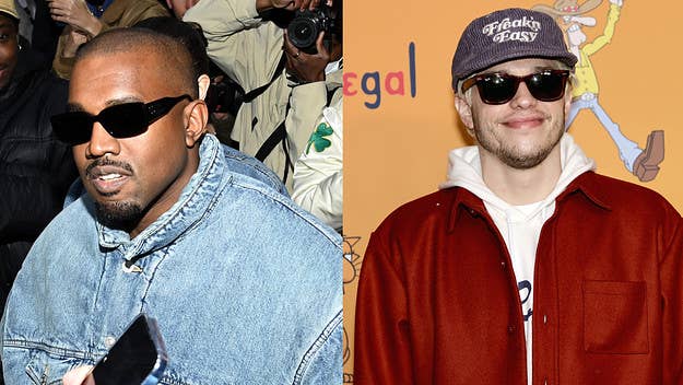 This month, Pete Davidson received an inflammatory lyrical mention on the artist formerly known as Kanye West's collab with the Game, "Eazy."