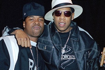 Memphis Bleek and Jay-Z at a Def Jam Island Records party