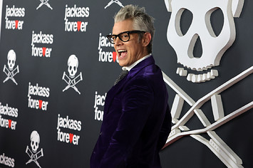 Johnny Knoxville attends "Jackass Forever" premiere.