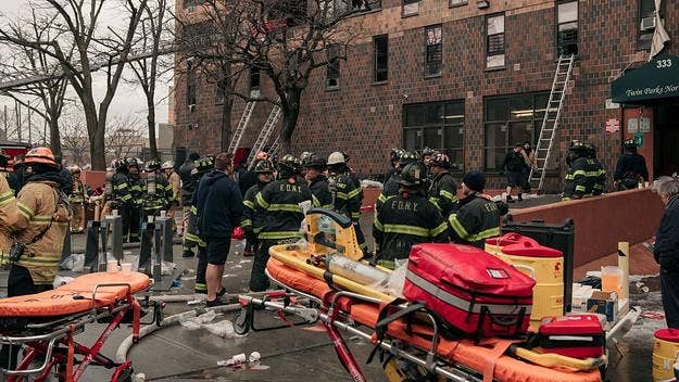 The fire took place at 333 East 181st Street, which is a 19-story building, after starting inside a 2nd and 3rd floor duplex and traveling to other floors.