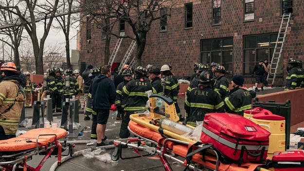 The fire took place at 333 East 181st Street, which is a 19-story building, after starting inside a 2nd and 3rd floor duplex and traveling to other floors.