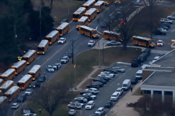 Scene of school shooting in Rockville