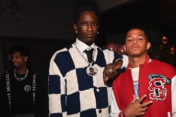 Young Thug and YK Osiris attend dinner celebrating Young Thug's album "Punk"