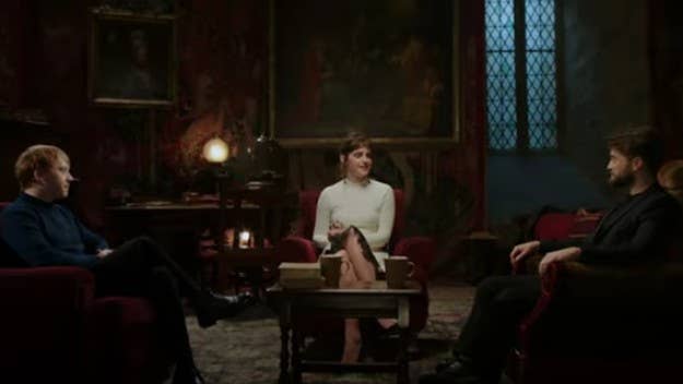 In new footage from the upcoming reunion special, Daniel Radcliffe, Emma Watson, Rupert Grint, and more reflect on the impact of the 'Harry Potter' franchise.
