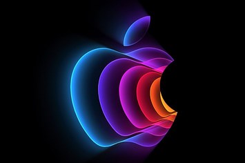 A logo for Apple's latest event is pictured