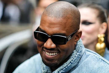 The artist formerly known as Kanye is pictured