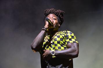 Ace Hood performs on stage at Watsco Center on September 27, 2019 in Coral Gables, Florida