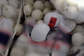 $3 million worth of methamphetamine found within an onion shipment