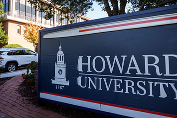 The logo for Howard University is pictured
