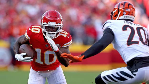 Tyreek Hill responded to Eli Apple on Twitter after the Bengals pulled off a shocking upset against the Chiefs in the AFC Championship game.