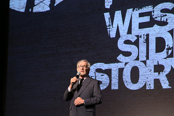 Steven Spielberg speaks ahead of West Side Story premiere.