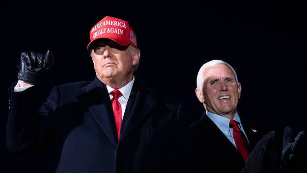 In a statement shared on Sunday, Donald Trump said former vice president Mike Pence could have overturned the results of the 2020 election if he wanted to.

