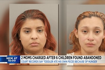 Riccy Padilla-Hernandez and Yures Molina who are charged with abandoning their children in Texas