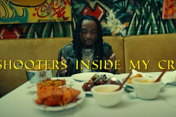 Quavo drops music video for new track "Shooters Inside My Crib."