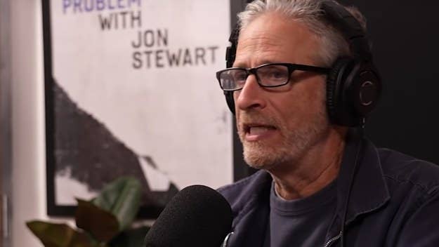 The former 'Daily Show' host and current Apple TV+ personality broached the controversial topic during a recent episode of his 'The Problem' podcast.