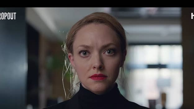 Hulu's 'The Dropout' chronicles the meteoric rise and stunning fall of former Theranos CEO Elizabeth Holmes, played here by Amanda Seyfried.