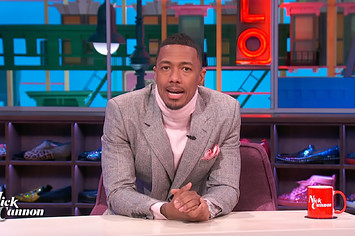 Nick Cannon apologizing on his eponymous show regarding comments about his infant son's death.