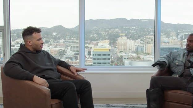 As fans keep their eyes on possible 'Donda' sequel updates and Yeezy Gap developments, the artist formerly known as Kanye West sits down for an interview.