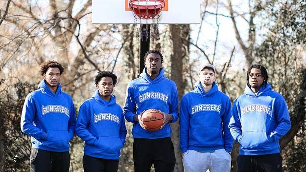 Rising streetwear imprint Concrete Hills is linking up with Dukes University basketball team for a new three-piece capsule collection to tip off 2022.