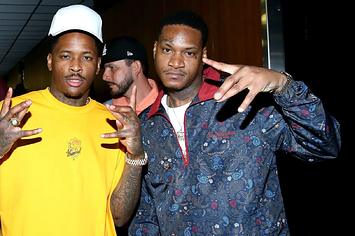 YG and Slim 400 at the 2017 BET Experience at LA Live