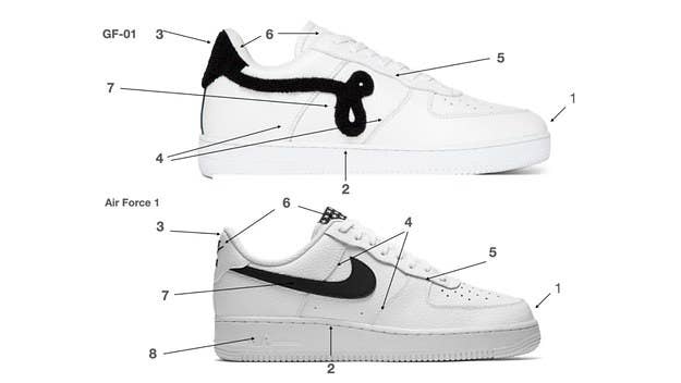 Designer John Geiger has fired back against Nike in the brand's lawsuit over his GF-01 sneakers, which Nike says infringes on the its Air Force 1.