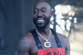 Freddie Gibbs is pictured smiling