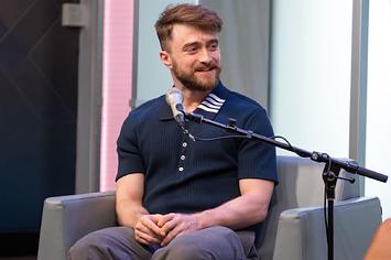 Daniel Radcliffe talks to host Hoda Kotb at SiriusXM's studios