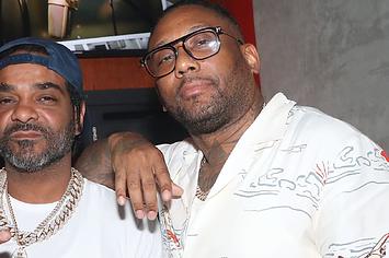 Jim Jones and Maino attend the Jim X Maino Studio Session in 2021