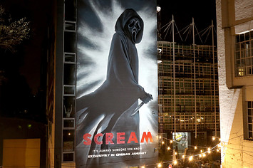 Scream interactive poster in Birmingham, England.