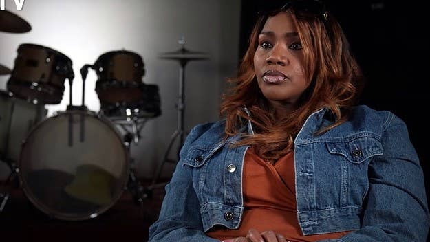 The R&B singer spoke about her former collaborator during a recent sit-down with 'VladTV,' claiming she was never exposed to Kelly's alleged crimes.